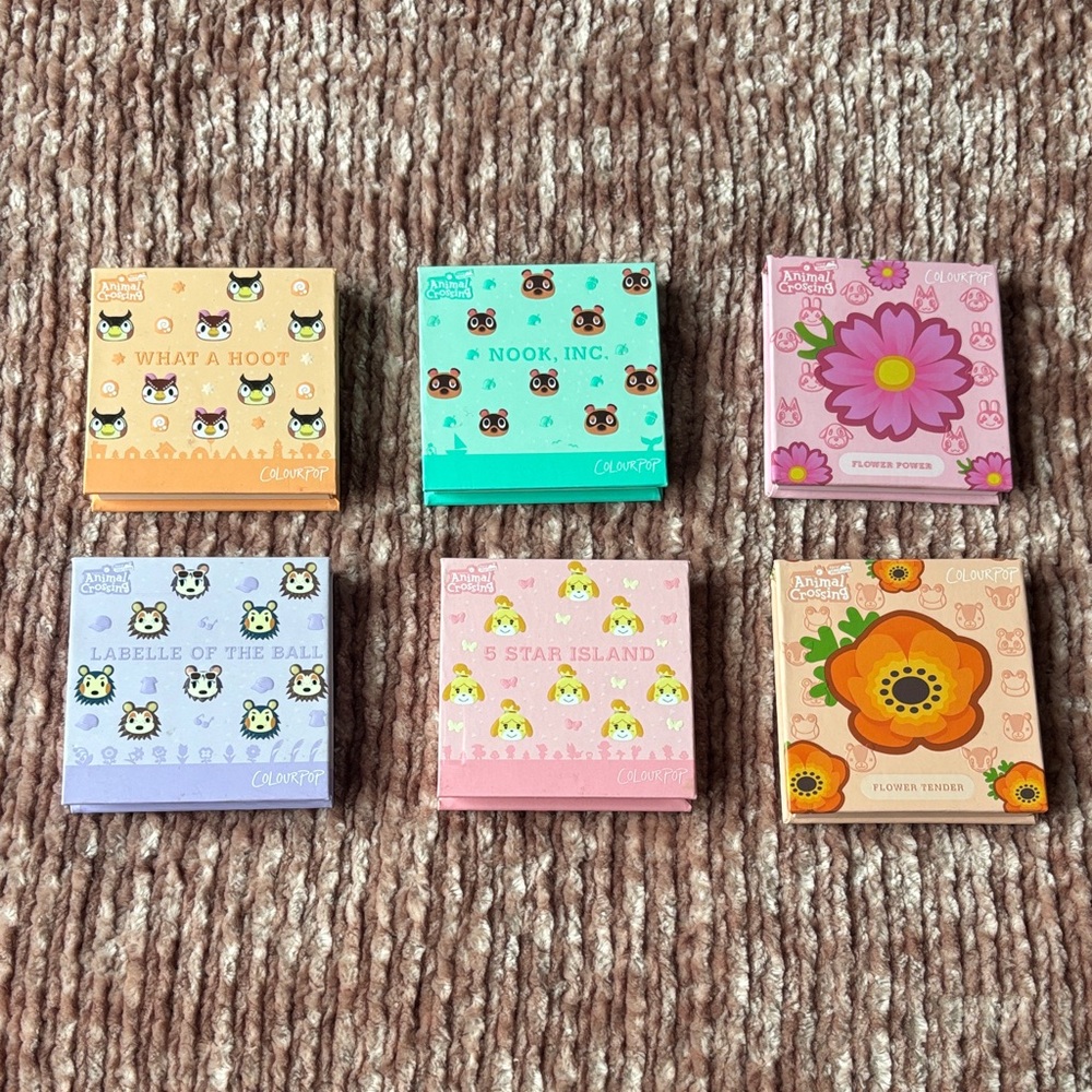 NEW ColourPop Animal Crossing Eyeshadow Palette and Blush Set